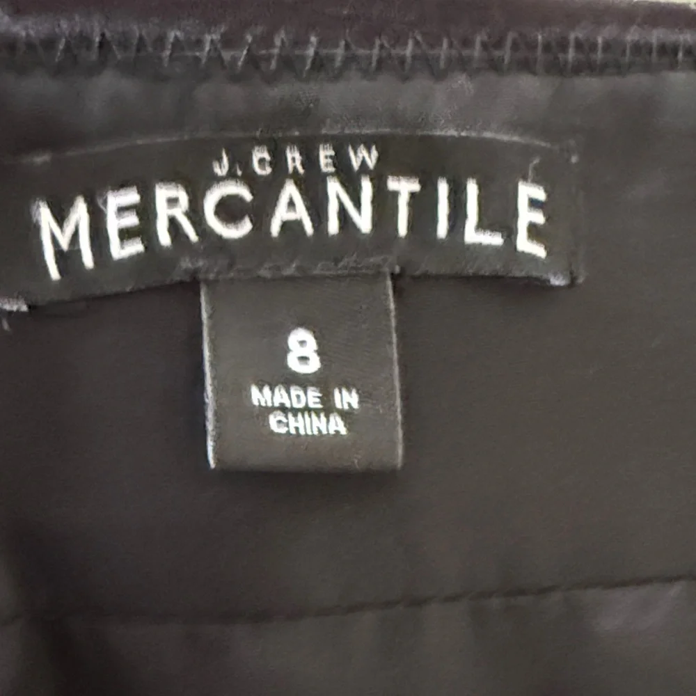 J. Crew Mercantile Classic Black Pencil Skirt Size 8 - Picture 3 of 4